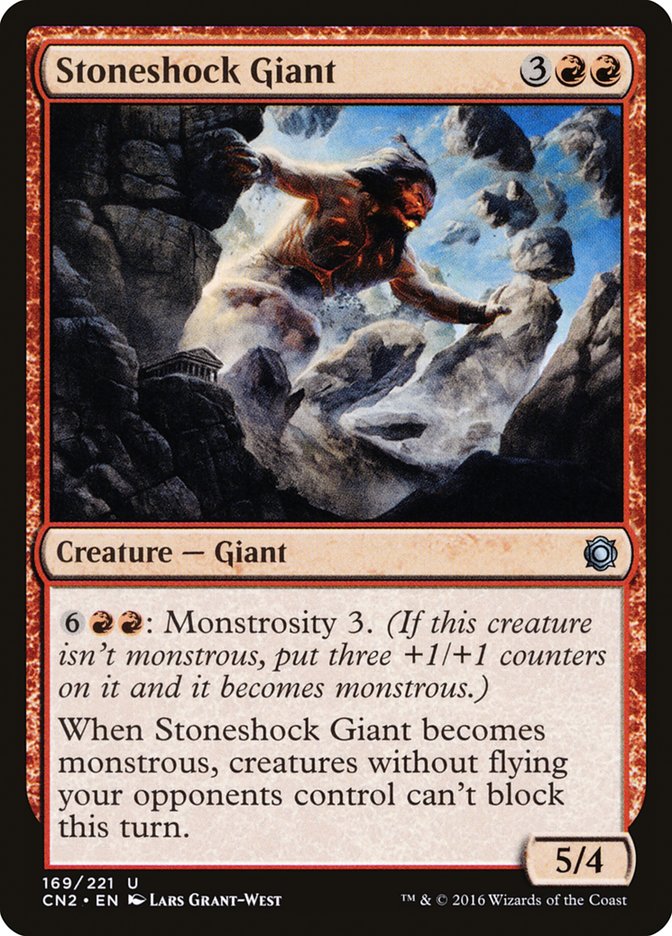 Stoneshock Giant [Conspiracy: Take the Crown] [Foil]