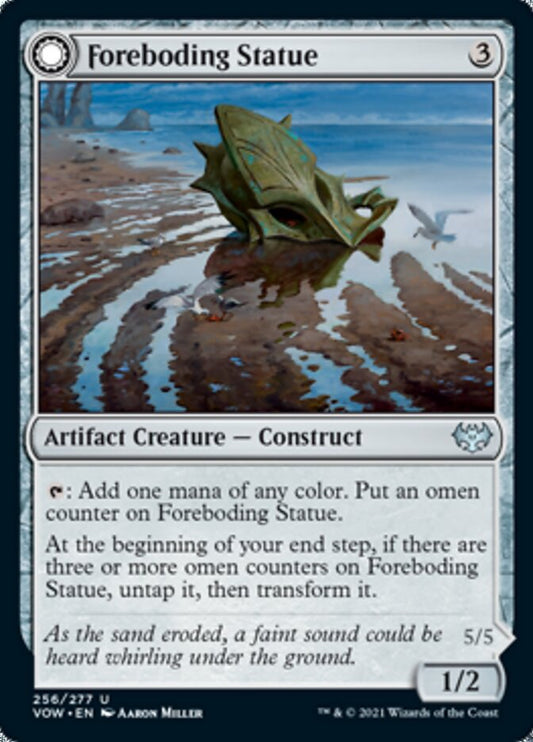 Foreboding Statue // Forsaken Thresher [Innistrad: Crimson Vow] [Foil]