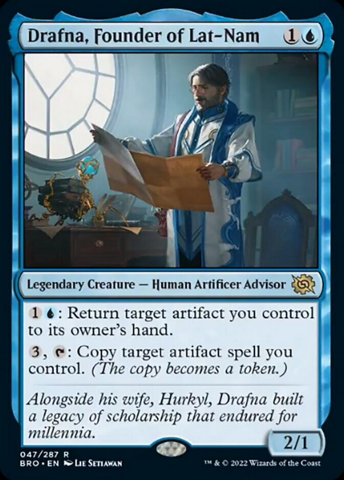 Drafna, Founder of Lat-Nam [The Brothers' War] [Foil]