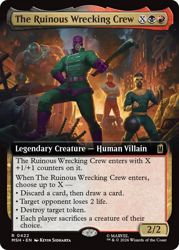 The Ruinous Wrecking Crew (Extended Art) [Marvel Super Heroes]