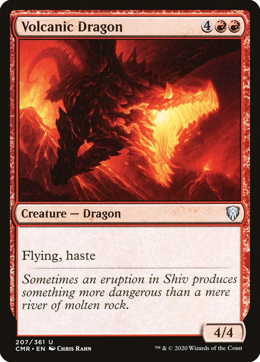 Volcanic Dragon [Commander Legends] [Foil]