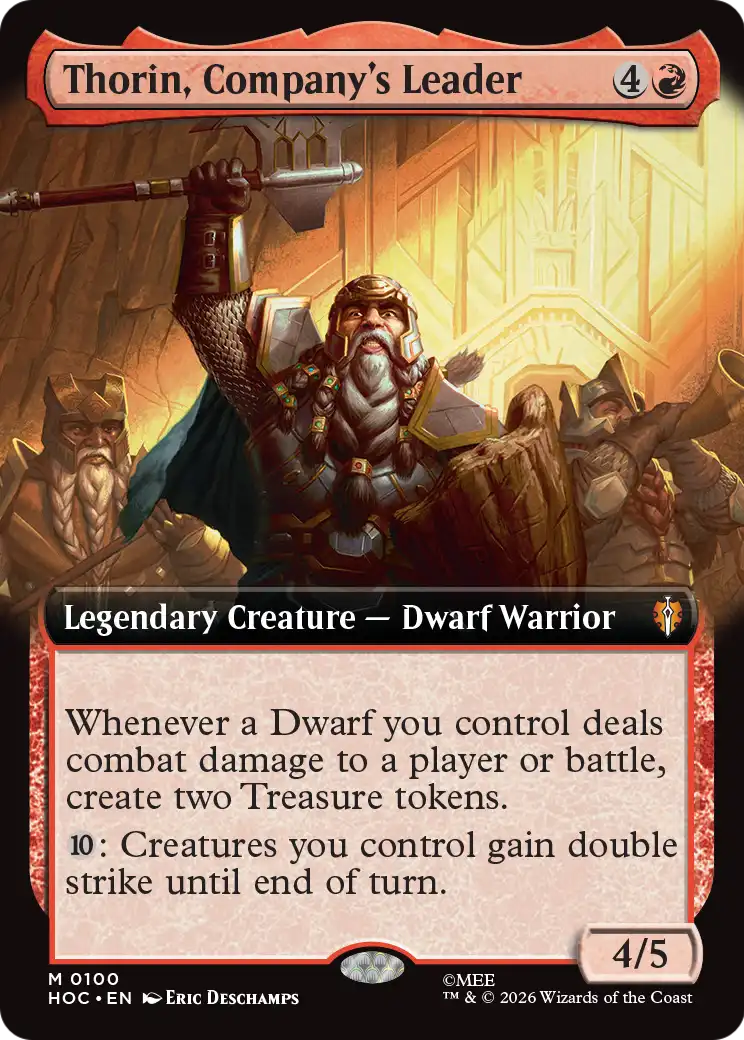 Thorin, Company's Leader (Extended Art) [The Hobbit: Eternal-Legal] [Foil]