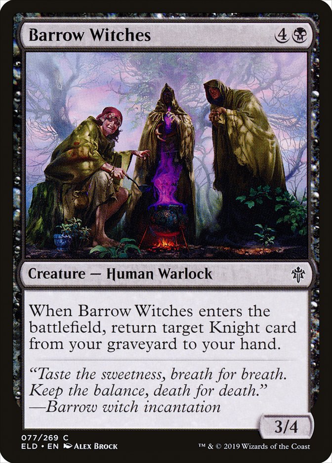 Barrow Witches [Throne of Eldraine] [Foil]
