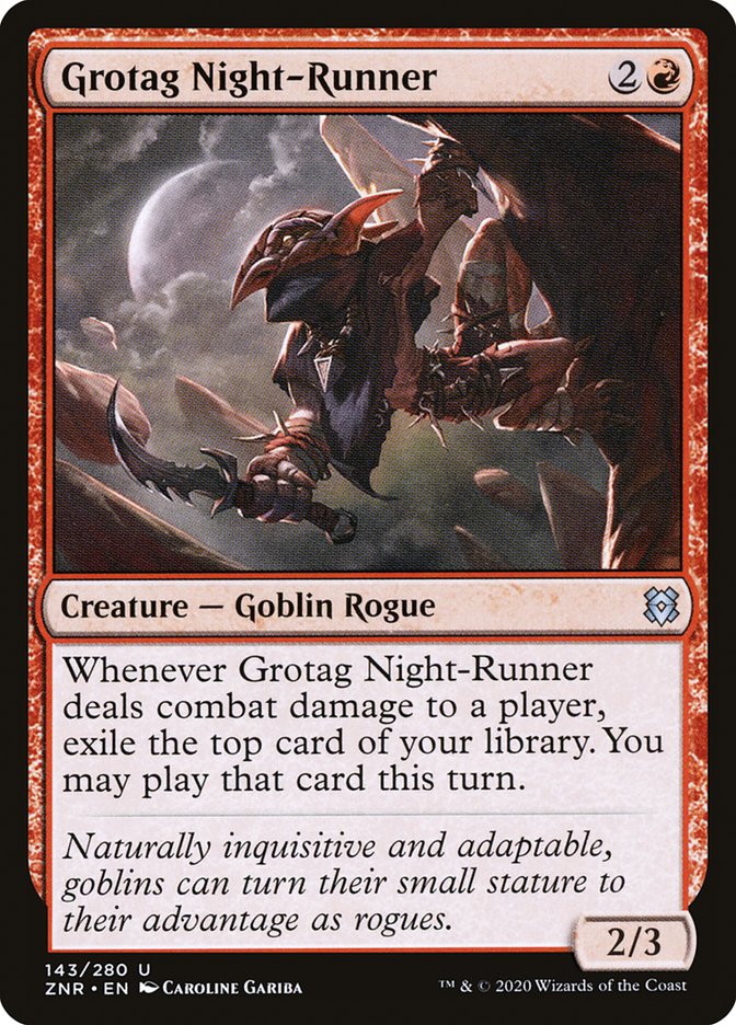 Grotag Night-Runner [Zendikar Rising] [Foil]