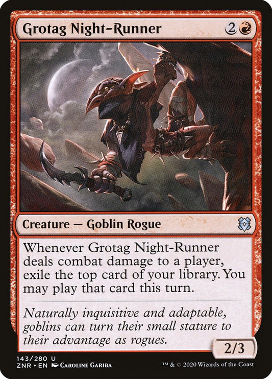Grotag Night-Runner [Zendikar Rising] [Foil]