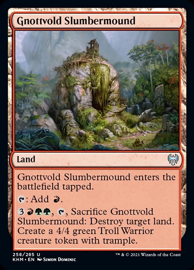 Gnottvold Slumbermound [Kaldheim] [Foil]