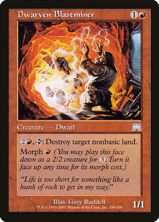 Dwarven Blastminer [Onslaught] [Foil]