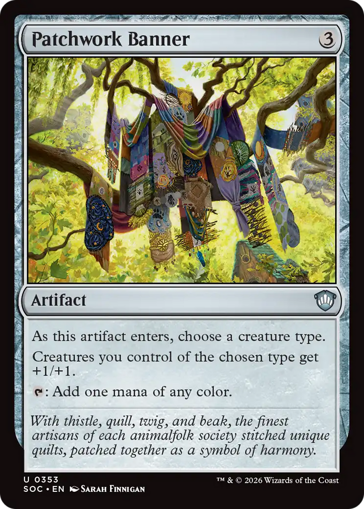 Patchwork Banner [Secrets of Strixhaven Commander] [Foil]