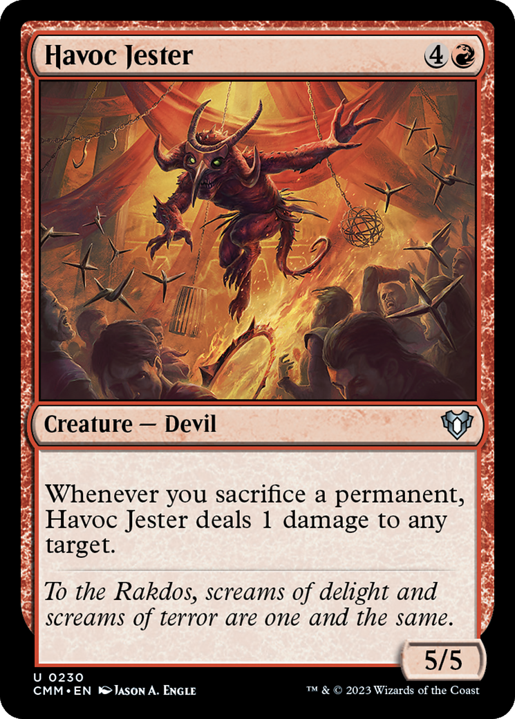 Havoc Jester [Commander Masters] [Foil]