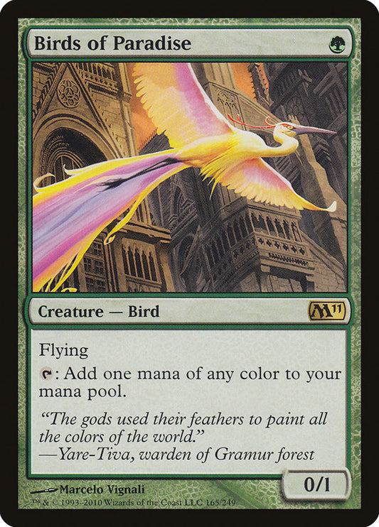 Birds of Paradise [Core Set 2011] [Foil]