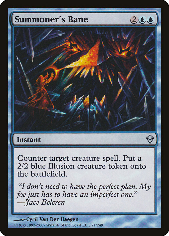 Summoner's Bane [Zendikar] [Foil]