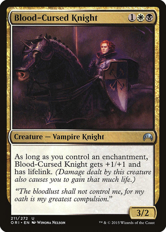 Blood-Cursed Knight [Magic Origins] [Foil]