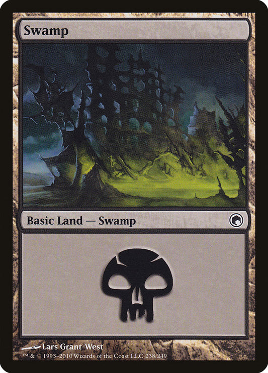 Swamp (238) [Scars of Mirrodin] [Foil]