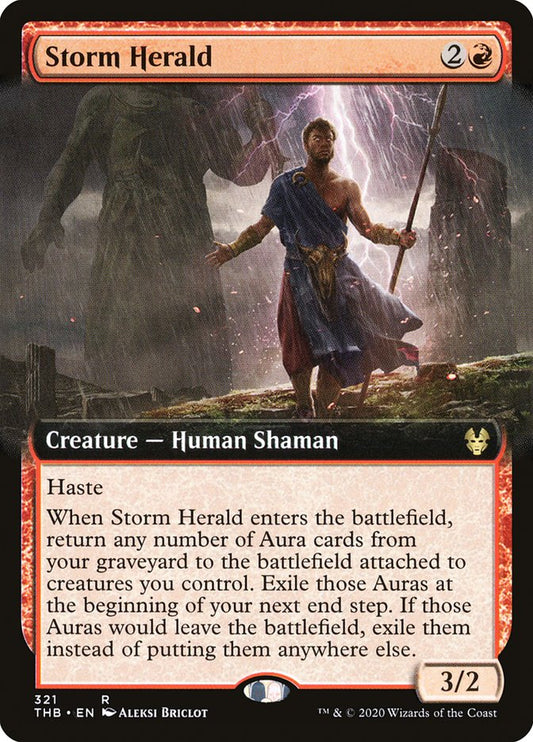 Storm Herald (Extended Art) [Theros Beyond Death] [Foil]