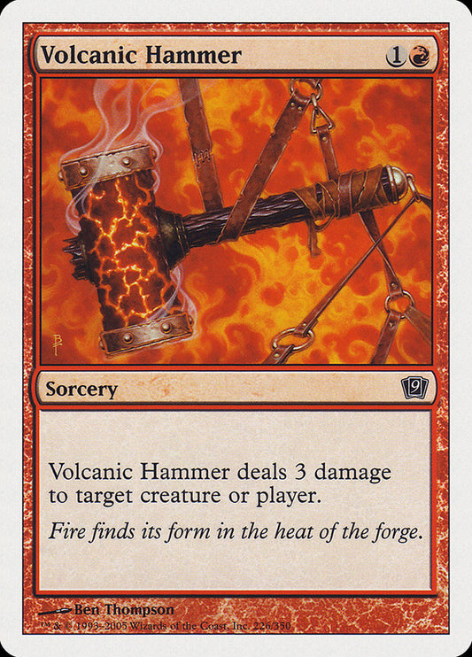 Volcanic Hammer [Ninth Edition] [Foil]