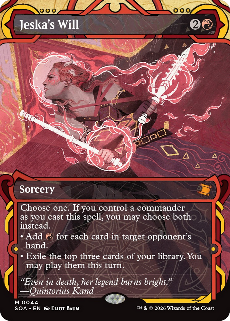 Jeska's Will [Secrets of Strixhaven: Mystical Archive] [Foil]