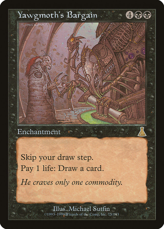 Yawgmoth's Bargain [Urza's Destiny] [Foil]