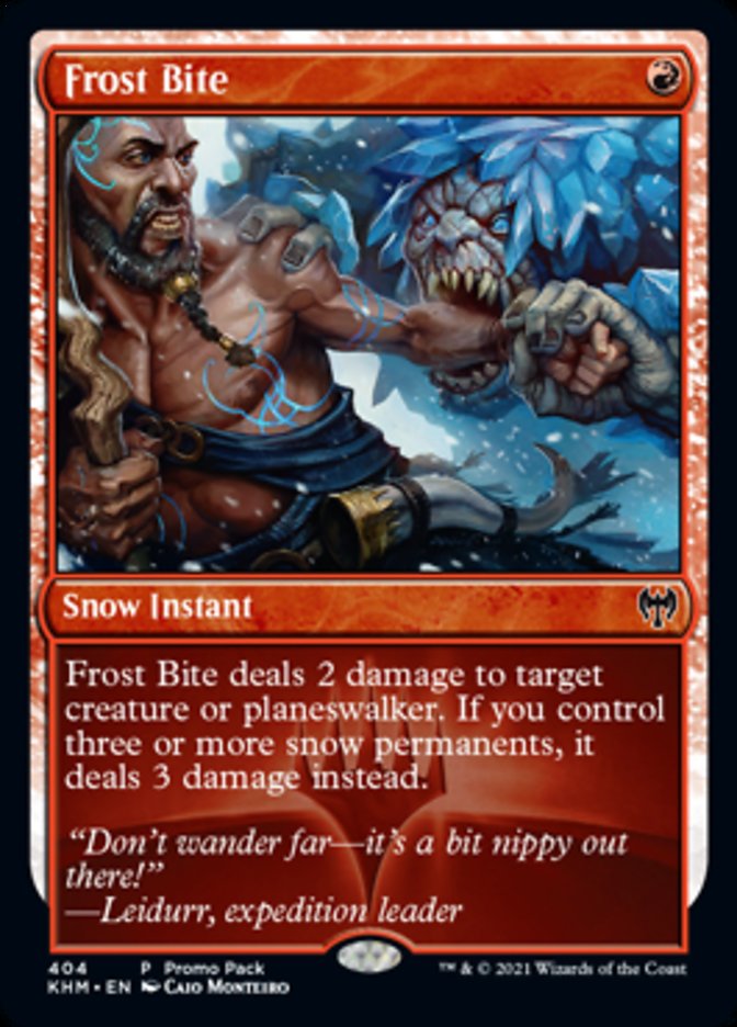 Frost Bite (Promo Pack) [Kaldheim Promos] [Foil]