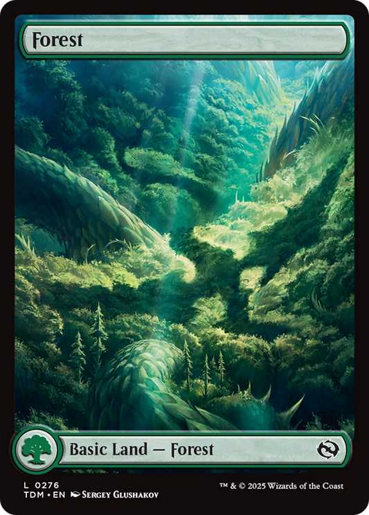 Forest (0276) [Tarkir: Dragonstorm] [Foil]