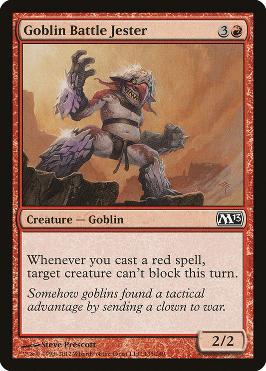 Goblin Battle Jester [Core Set 2013]