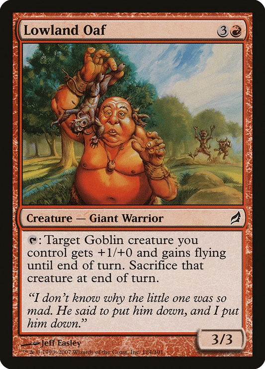 Lowland Oaf [Lorwyn] [Foil]