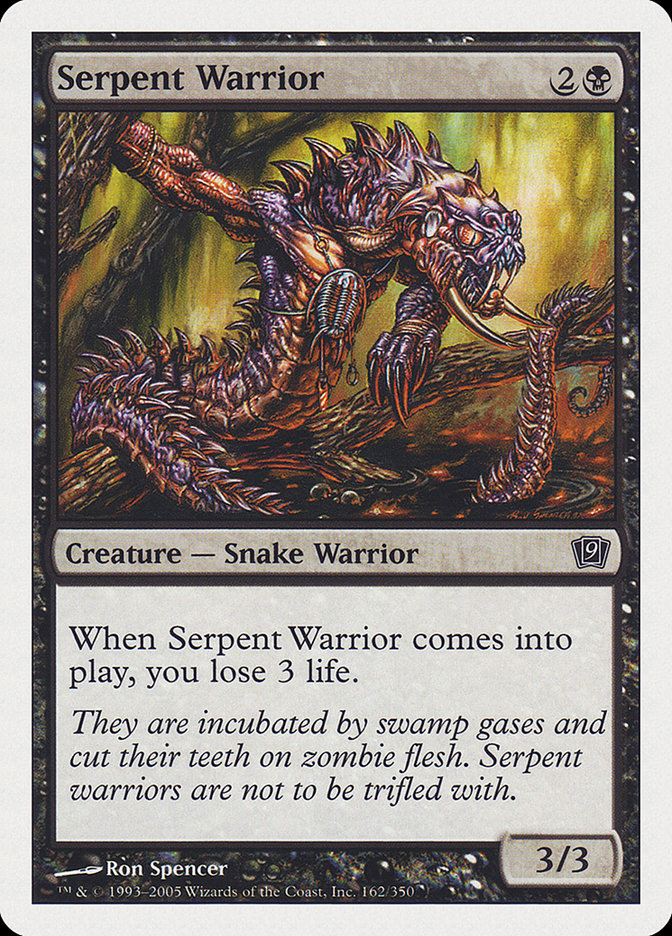Serpent Warrior [Ninth Edition] [Foil]