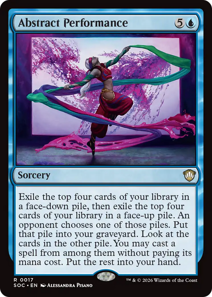 Abstract Performance [Secrets of Strixhaven Commander] [Foil]