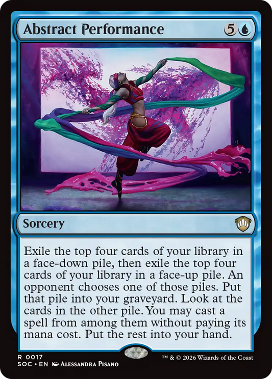 Abstract Performance [Secrets of Strixhaven Commander] [Foil]