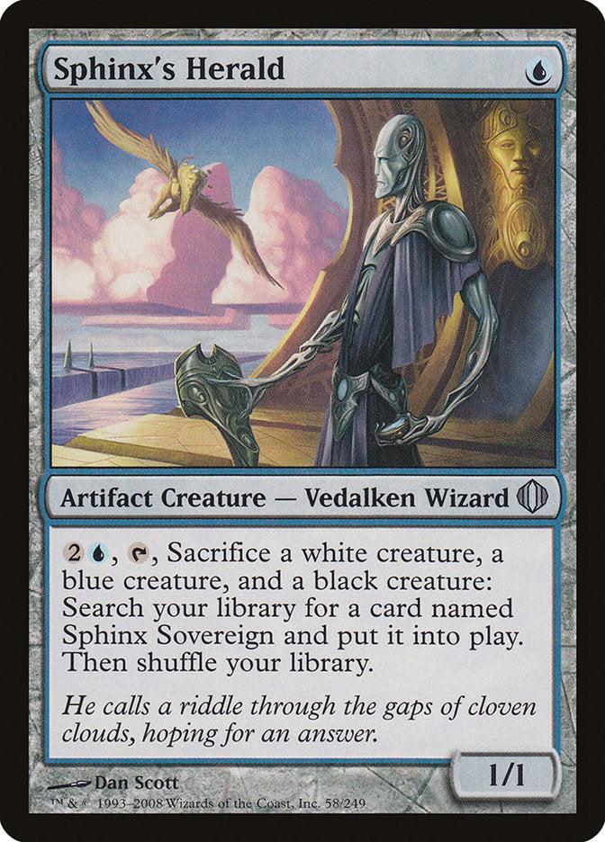 Sphinx's Herald [Shards of Alara] [Foil]