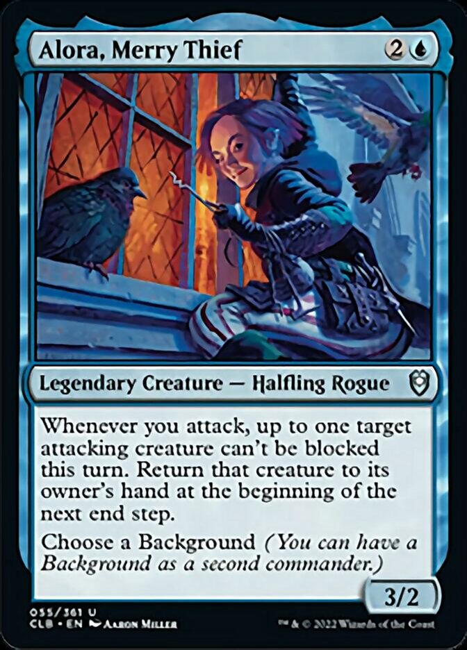 Alora, Merry Thief [Commander Legends: Battle for Baldur's Gate] [Foil]