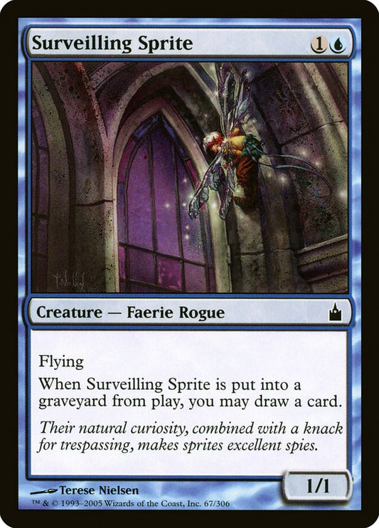 Surveilling Sprite [Ravnica: City of Guilds] [Foil]