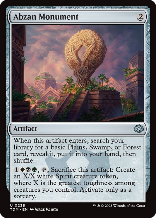 Abzan Monument [Tarkir: Dragonstorm] [Foil]