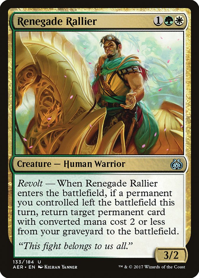 Renegade Rallier [Aether Revolt] [Foil]