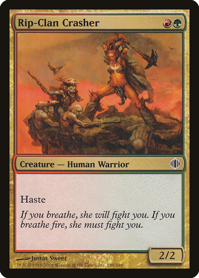 Rip-Clan Crasher [Shards of Alara] [Foil]