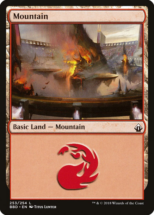 Mountain (253) [Battlebond] [Foil]