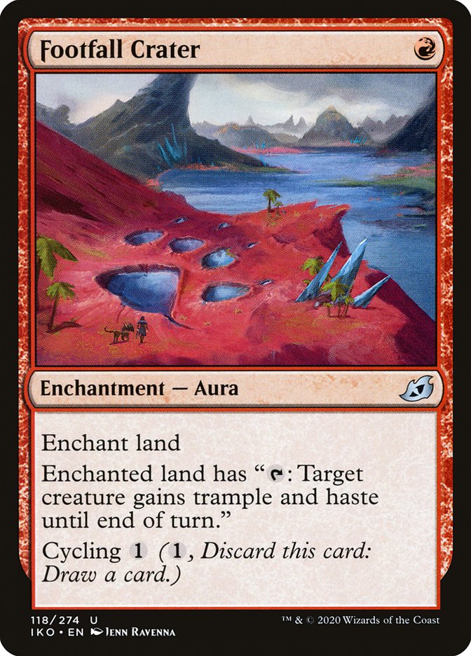 Footfall Crater [Ikoria: Lair of Behemoths] [Foil]