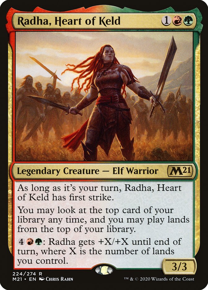 Radha, Heart of Keld [Core Set 2021] [Foil]