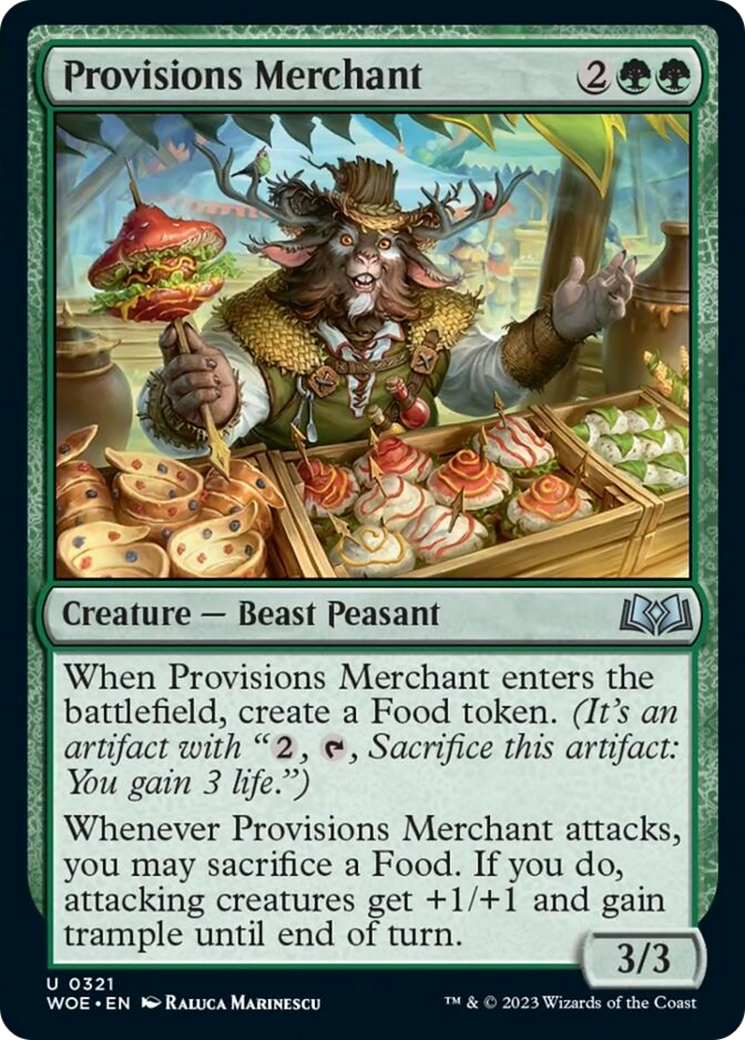 Provisions Merchant [Wilds of Eldraine] [Foil]