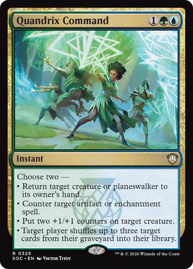 Quandrix Command [Secrets of Strixhaven Commander] [Foil]