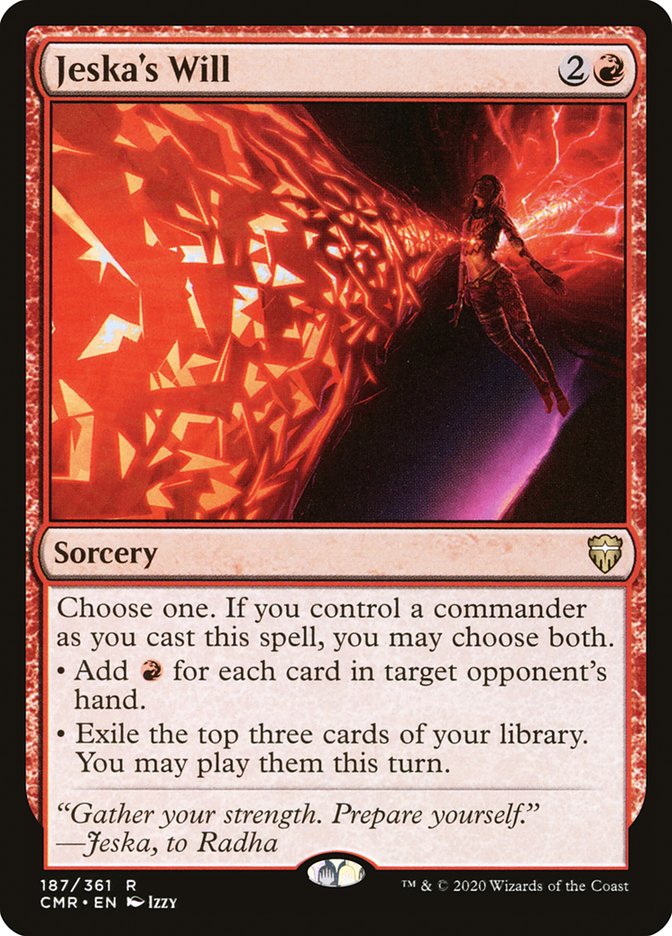 Jeska's Will [Commander Legends] [Foil]