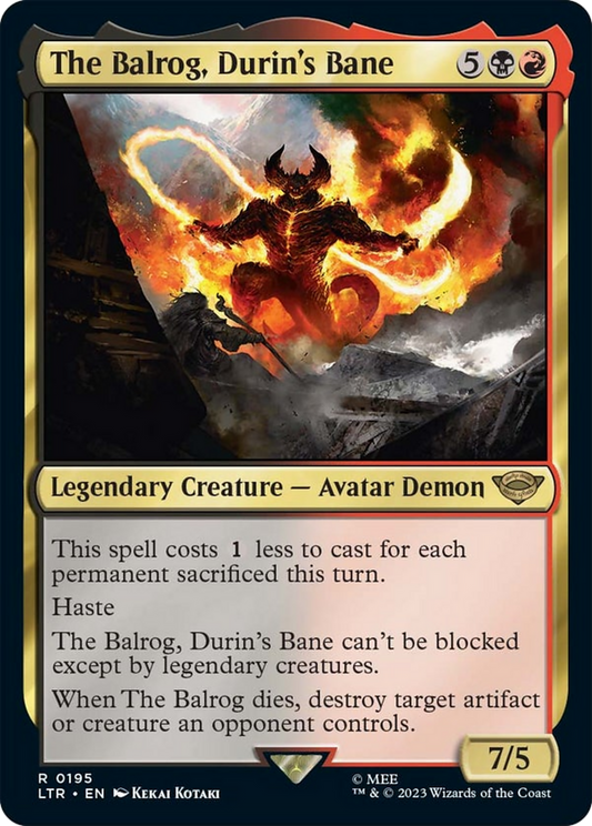 The Balrog, Durin's Bane [The Lord of the Rings: Tales of Middle-Earth] [Foil]
