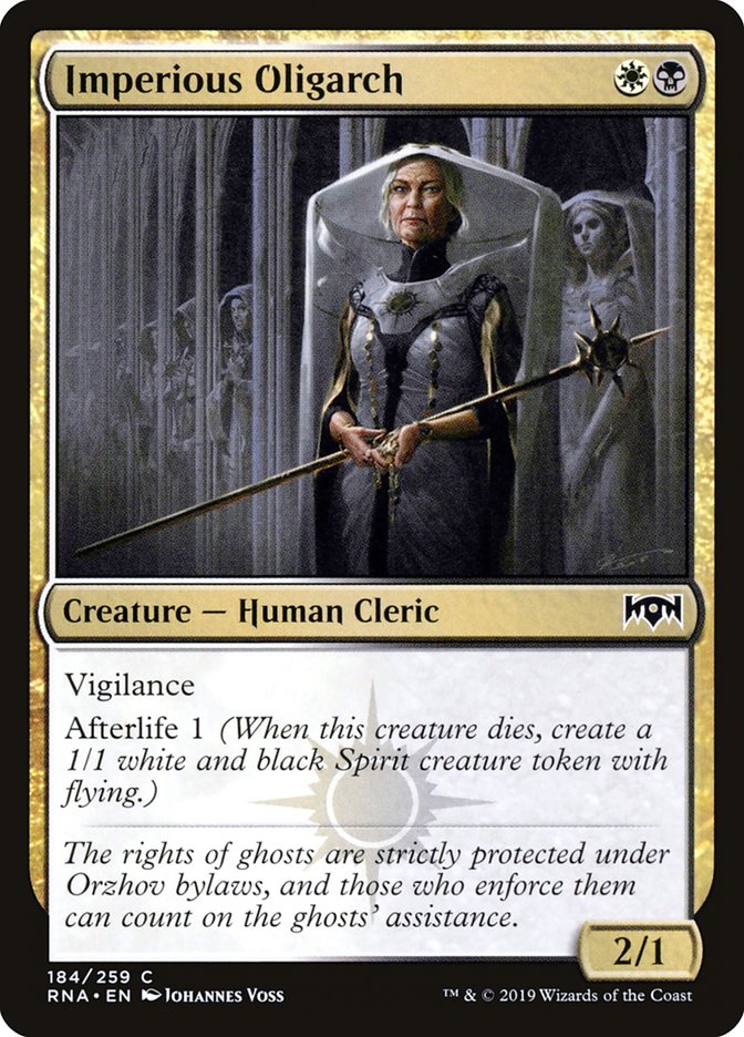 Imperious Oligarch [Ravnica Allegiance] [Foil]