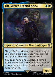 The Master, Formed Anew (Surge Foil) [Doctor Who]