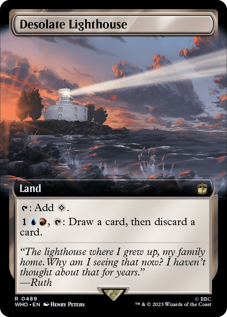 Desolate Lighthouse (Extended Art) [Doctor Who] [Foil]