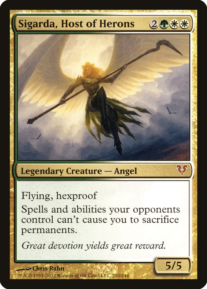 Sigarda, Host of Herons [Avacyn Restored] [Foil]