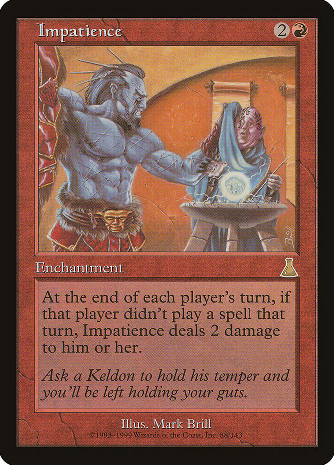 Impatience [Urza's Destiny] [Foil]