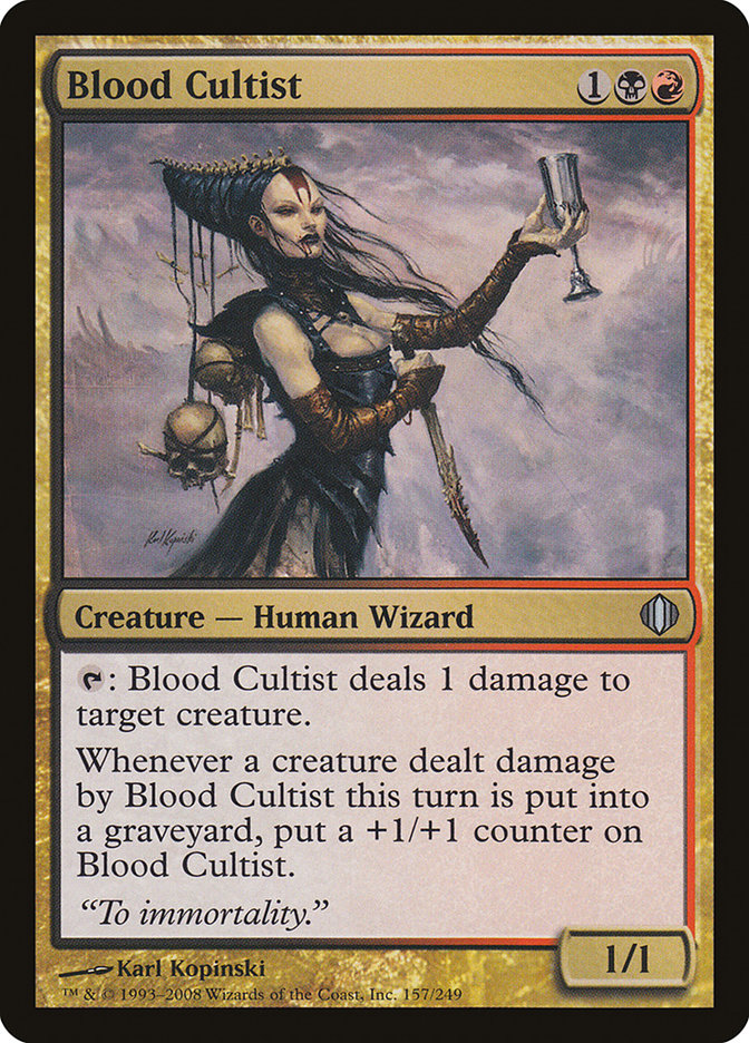 Blood Cultist [Shards of Alara] [Foil]