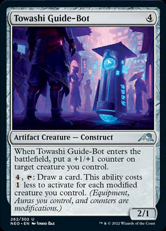 Towashi Guide-Bot [Kamigawa: Neon Dynasty] [Foil]