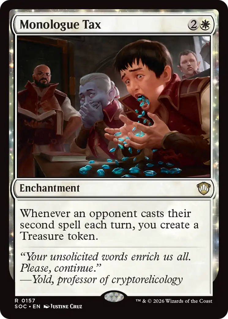 Monologue Tax [Secrets of Strixhaven Commander] [Foil]