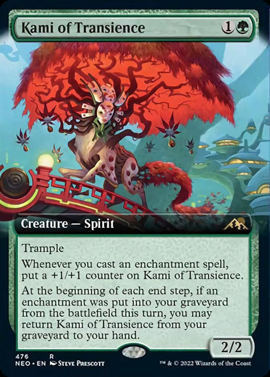 Kami of Transience (Extended Art) [Kamigawa: Neon Dynasty] [Foil]